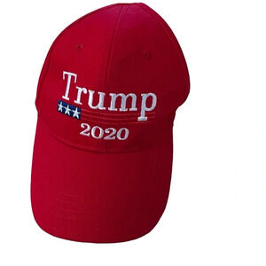 Donald Trump 2020 Historical Hat Cap Red Adult Used Strapback